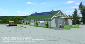 Courtesy VFFC A rendering of the proposed 8,400 square-food Commercial Food HUB Center to be located at the Vermont Farmers Food Center (VFFC) on West Street in Rutland.