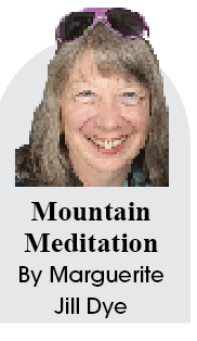 Mountain Meditation: My double life and nearly opposite parents